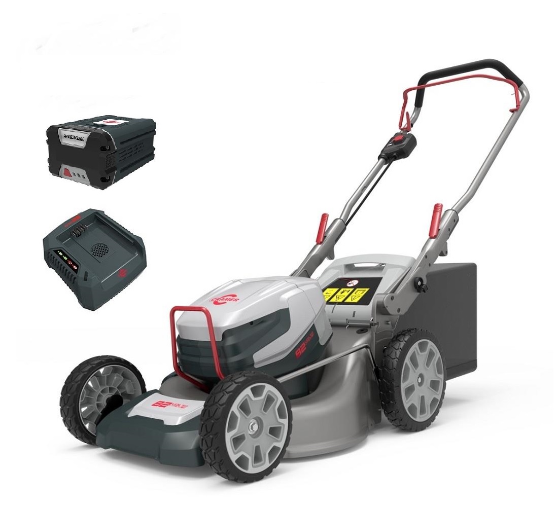 Cramer Akku-Rasenmäher 82LM46 – inkl. 1 Akku 82V220G + Ladegerät 82C1G + Mulchkit – 2500086UI