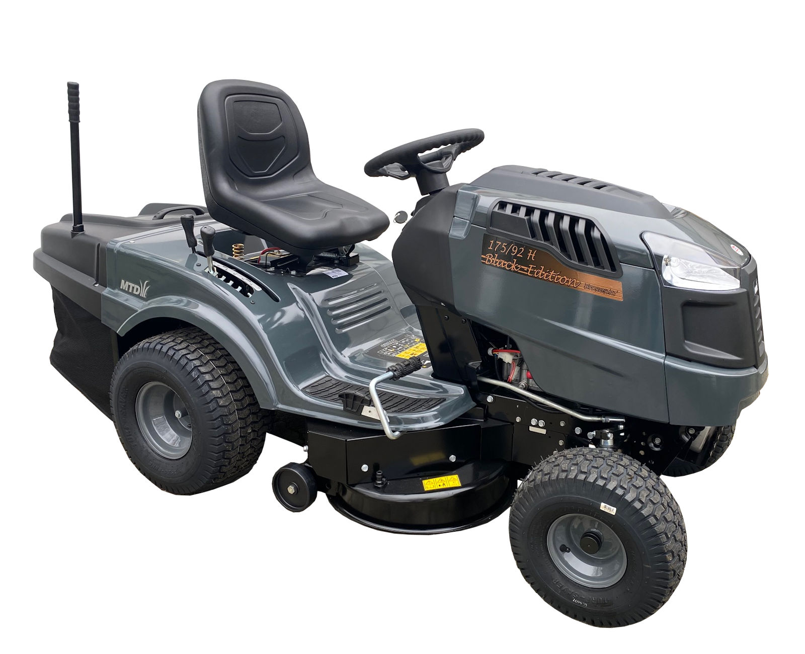 Black Edition 175/92 H Rasentraktor by MTD inkl. Schneeschild 120 Plus