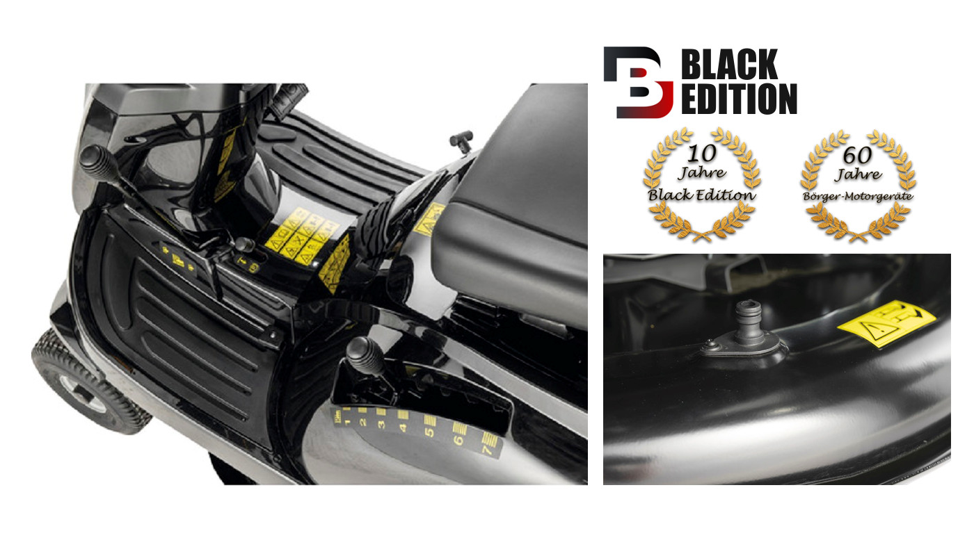 Black Edition Pro 155/72 H Aufsitzmäher – by Stiga