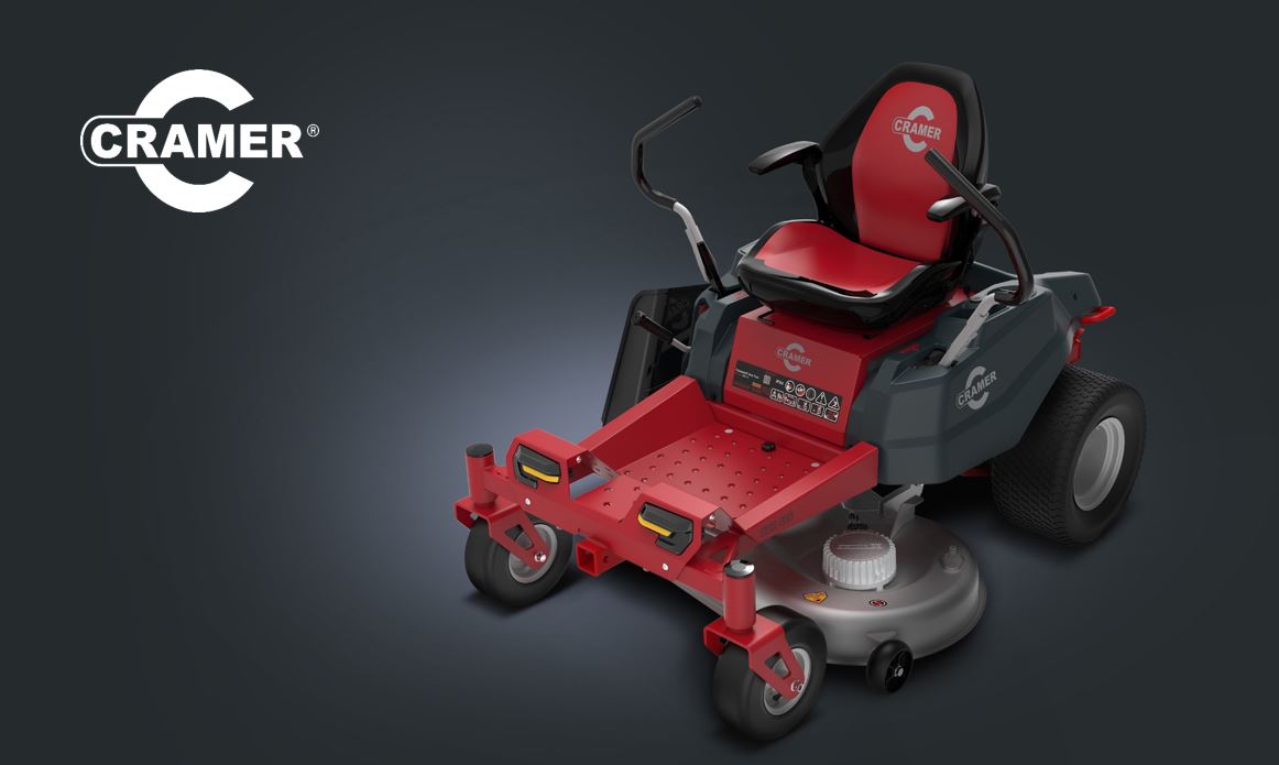 Cramer 82ZT107 Aufsitzmäher inkl. 6x Akku und Transport-Schnellladegerät