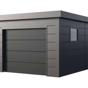 Telluria Metallgarage 3,6 x 5,4m anthrazit 19,3m²