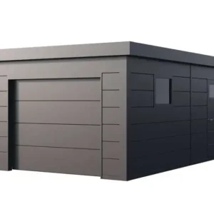 Telluria Metallgarage 3,6 x 6,3m anthrazit 22,5m²