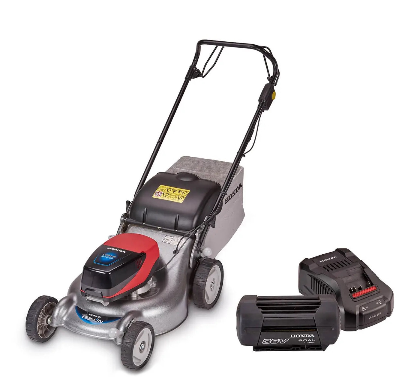 Honda HRG 466 XB PE Rasenmäher Set + GRATIS 4 Ah Akku