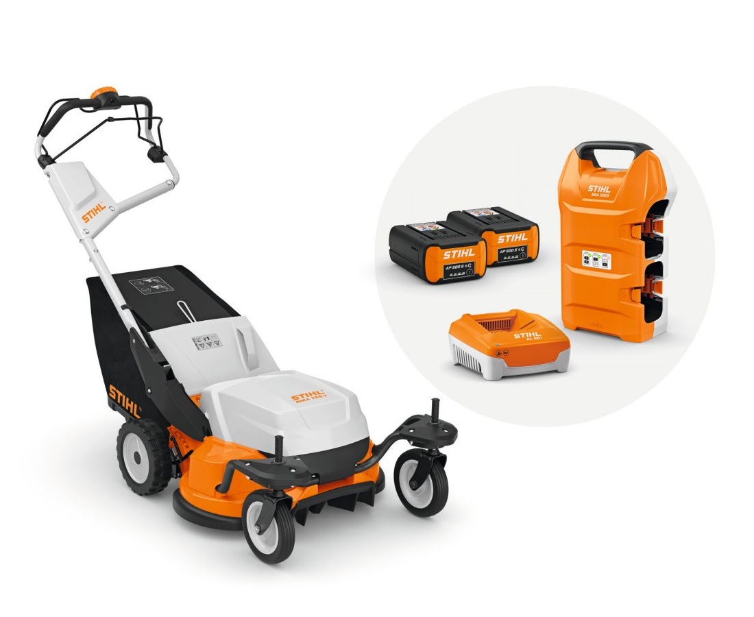 STIHL RMA 765 V Rasenmäher inkl. Akku und Ladegerät | Adapter