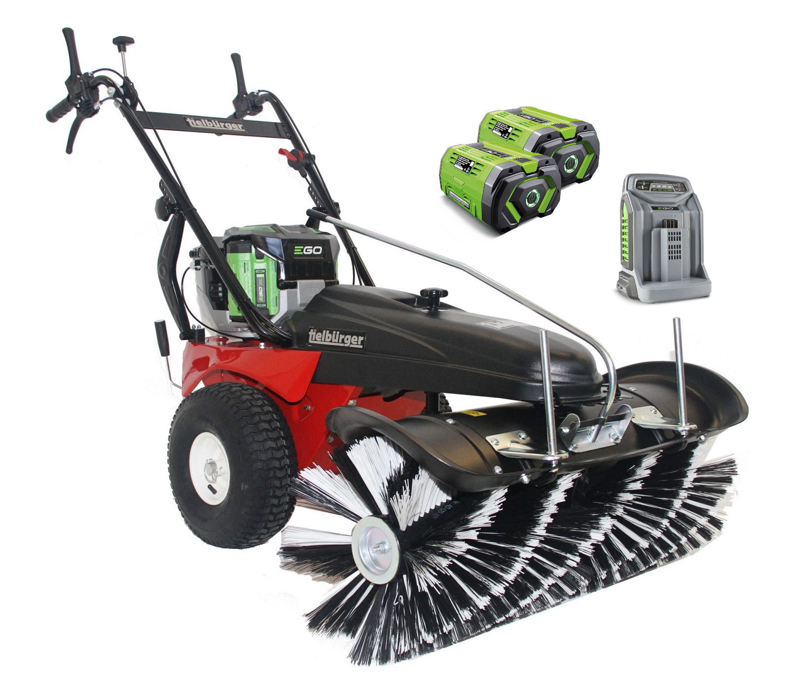 Tielbürger TK48 Pro EGO Kehrmaschine inkl. 2x Akku und 1x Ladegerät