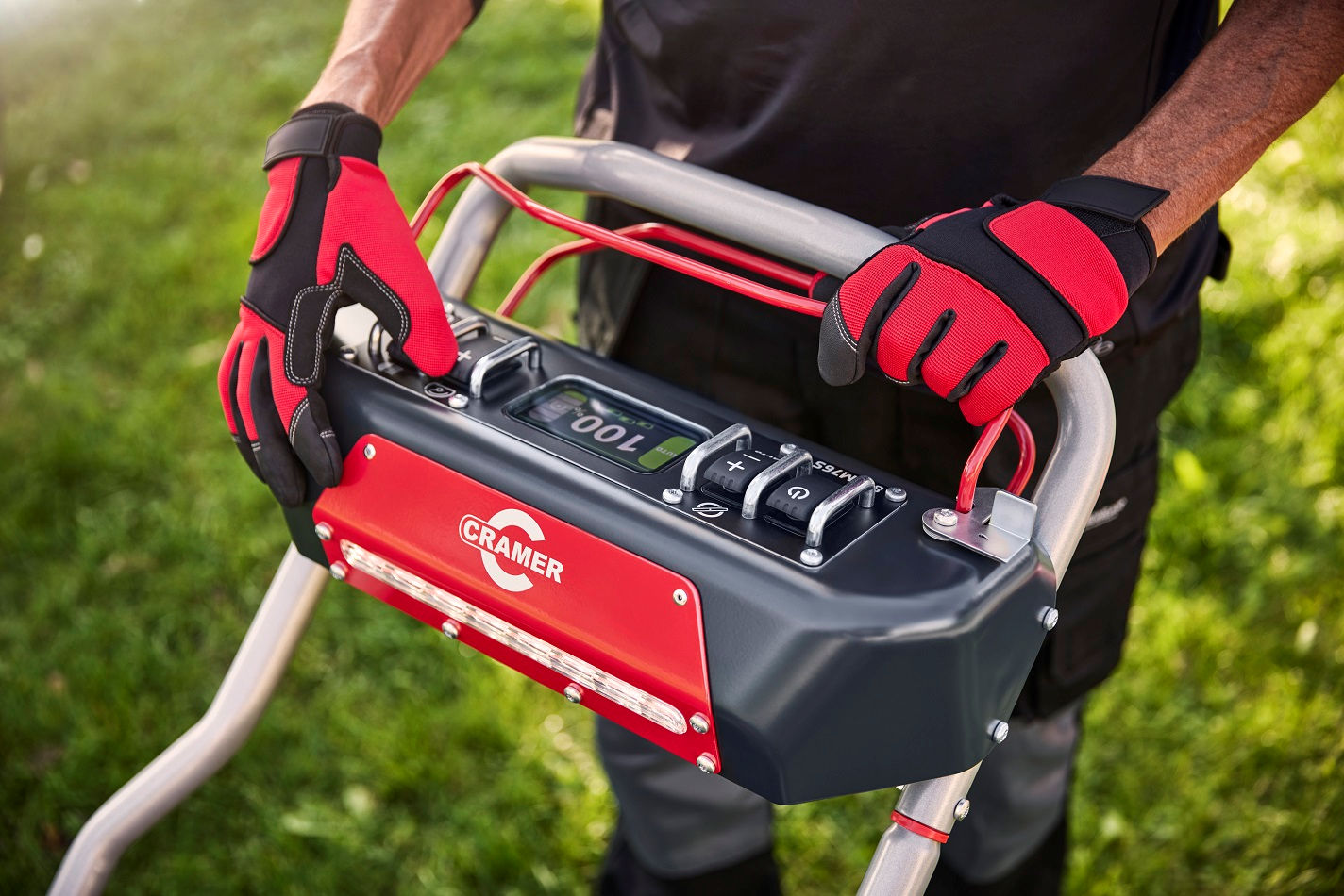 Cramer 82LM76S Akku-Rasenmäher ohne Akku | Ladegerät
