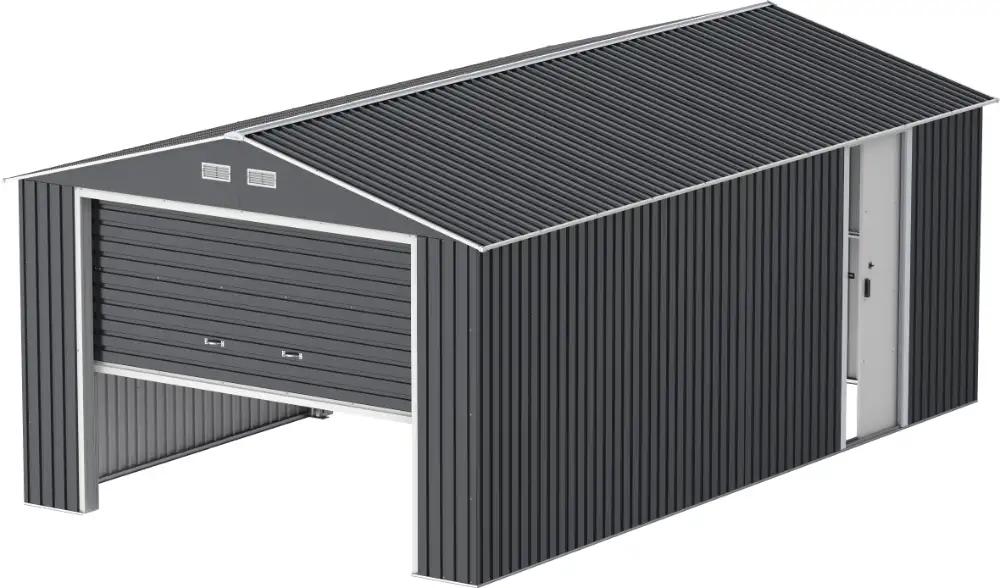 DURAMAX Stahlgarage 3,7x6m